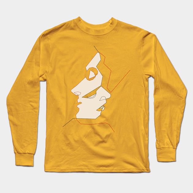 Faces Long Sleeve T-Shirt by Shamangorsh